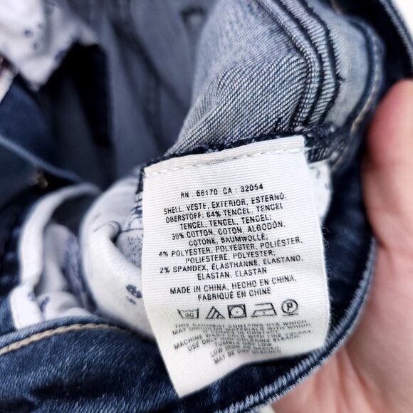 Pilcro & The Letterpress Jeans Women's 28 Script Skinny Frayed Hem - Picture 8 of 15